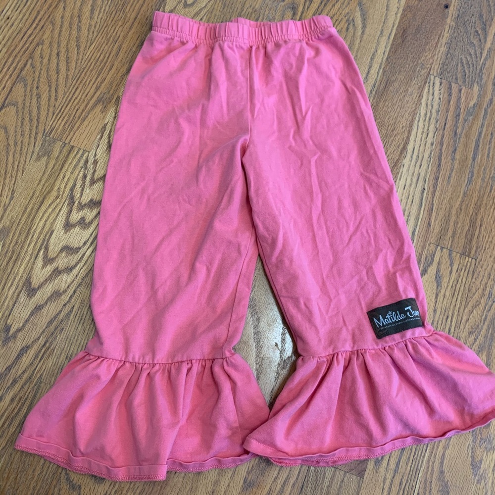 Matilda Jane Coral Big Ruffles size 4